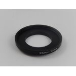 Vhbw adaptateur de filtre step - up 25mm - 37mm pour objectif d'appareil photo, m�tal noir