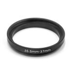 Vhbw adaptateur de filtre step - up 35, 5mm - 37mm pour objectif d'appareil photo, m�tal noir