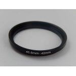Vhbw bague d'adaptation de filtre step - up de 40, 5 mm vers 42 mm pour objectif d'appareil photo - adaptateur ...