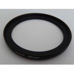 Vhbw adaptateur de filtre step - up 55mm - 62mm pour objectif d'appareil photo, m�tal noir
