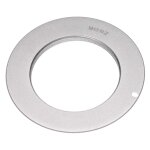 Vhbw bague d'adaptation compatible avec nikon z8, z f, z9, z fc, zr - monture z vers objectifs m42 argent� ...