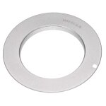 Vhbw bague d'adaptation compatible avec canon eos r, eos rp - monture rf vers objectifs m42 argent�