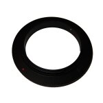 Vhbw bague d'inversion 55mm compatible avec nikon d3000, d100, d3, d200, d300, d3100, d3200 appareil ...