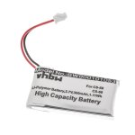 Vhbw batterie compatible avec avaya / plantronics awh - 65 casque audio, couteurs sans fil (300mah, ...