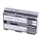 Vhbw 1x batterie compatible avec canon s�rie fv fvm10, fvm1 appareil photo (1300mah, 7, 2v, li - ion) ...