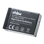 Vhbw batterie compatible avec canon eos kiss x8i, 8000d, 800d, 250d, 77d, kiss x10, 750d, 850d, 200d, ...