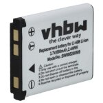 Vhbw batterie compatible avec fujifilm finepix t310, t360, t410 appareil photo (660mah, 3, 7v, li - ion) ...