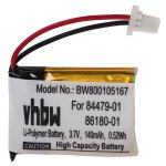 Vhbw batterie compatible avec plantronics c053, c053a, c054, c054a, c565, c565 gap casque audio, couteurs ...