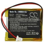 Vhbw batterie remplacement pour jbl gsp753030 01 pour casque audio, �couteurs sans fil (600mah, 3, 7v, ...