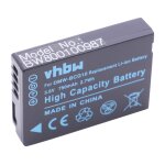 Vhbw batterie remplacement pour panasonic dmw - bcg10, dmw - bcg10e pour appareil photo (750mah, 3, 6v, ...