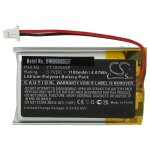 Vhbw batterie remplacement pour sena yt102540p pour casque audio, �couteurs sans fil (1100mah, 3, 7v, ...