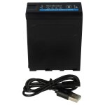 Vhbw batterie compatible avec sony gv - a500, gv - a500e, gv - d200, gv - d800, hdr - fx1, hdr - ax2000 ...