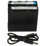 Vhbw batterie compatible avec sony gv - a500, gv - a500e, gv - d200, gv - d800, hdr - fx1, hdr - ax2000 ...