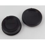 Vhbw lot de bouchons pour objectif compatible avec nikon d3400, d4, d3100, d3200, d3300, d4s, d500 appareil ...