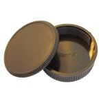 Vhbw lot de bouchons pour objectif compatible avec sun appareil photo - cache arri�re et de bo�tier noir ...