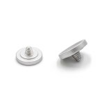 Vhbw bouton de d�clencheur compatible avec nikon m2 appareil photo - pression ergonomique, m�tal, argent ...