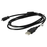 Vhbw c�ble de donn�es usb compatible avec kodak s�rie easyshare c c875, c913 appareil photo, 150 cm