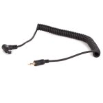 Vhbw cble flash photo compatible avec canon eos 7d, 7d mark ii, 80d, d30, d60 dslr - 107cm, en spiral ...