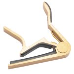 Vhbw capodastre pour guitare guitare acoustique, guitare electrique arrondi, or