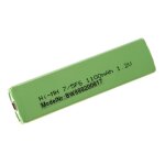 Vhbw cellules de batterie compatible avec sharp md - mt190h, md - mt200h, md - mt66 baladeur, minidisc ...