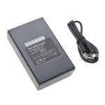 Vhbw chargeur de batterie double usb - c / micro - usb compatible avec canon ixy digital 110 is appareil ...