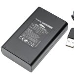 Vhbw chargeur de batterie double usb compatible avec canon powershot d10, d20, elph 500hs, elph 500 hs, ...