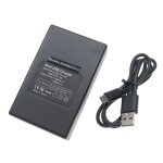 Vhbw chargeur de batterie double usb / micro - usb compatible avec canon eos kiss x5 appareil photo, ...