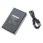 Vhbw chargeur usb double remplacement pour nikon mh - 24 pour cam�ra action - cam + c�ble micro - usb ...