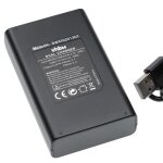Vhbw chargeur de batterie double usb compatible avec nikon coolpix p530, p6000, p90, s10 cam�ra, dslr, ...