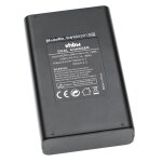 Vhbw chargeur de batterie double usb compatible avec panasonic lumix dmc - g5k, dmc - g6, dmc - g6kk, ...