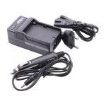 Vhbw chargeur de batterie compatible avec hitachi vm - bpl 13, vm - bpl 27 batterie appareil photo digital, ...
