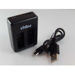 Vhbw chargeur usb double compatible avec cameron sino cs - gdb501mx cam�ra cam�scope action - cam + t�moin ...