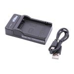 Vhbw chargeur compatible avec canon lp - e8 cam�ra cam�scope action - cam - station, t�moin de charge ...