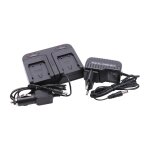 Vhbw chargeur double compatible avec canon 25i, dc310, dc320, dc330, dc410, dc411, dc420 camra camscope ...