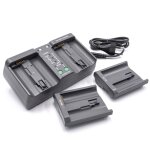 Vhbw chargeur double compatible avec canon eos 1dx mark 2, 1d x mark ii, r3, x mark ii camra, action ...