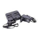 Vhbw chargeur double compatible avec canon legria hf m307, hf m31 hd, hf m32, hf m36 hd camra camscope ...