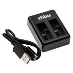 Vhbw chargeur double compatible avec gopro r - 41047830 camra camscope action - cam - station, tmoin ...