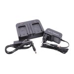 Vhbw chargeur double compatible avec jvc gr - d825, gr - d860, gs - td1, gs - td1beu, gs - td1eu camra ...