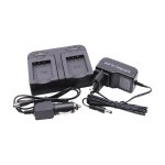 Vhbw chargeur double compatible avec nikon coolpix s70, s710, s800c, s8000, s8100, s8200 camra camscope ...