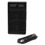 Vhbw chargeur double compatible avec panasonic hdc - tm60, hdc - tm80, hdc - tm99, sdr - h100, hdc - ... Vhbw chargeur double compatible avec panasonic hdc - tm60, hdc - tm80, hdc - tm99, sdr - h100, hdc - ...