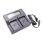 Vhbw chargeur double compatible avec panasonic lumix dmc - s6, dmc - s6k, dmc - tz101 cam�ra cam�scope ...