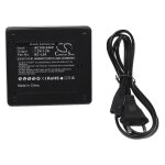Vhbw chargeur double compatible avec pentax da020f appareil de mesure / batterie - noir, plastique Vhbw chargeur double compatible avec pentax da020f appareil de mesure / batterie - noir, plastique
