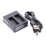 Vhbw chargeur usb double compatible avec neewer sj4000 cam�ra cam�scope action - cam + t�moin de charge ...