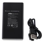 Vhbw 2x chargeur usb double cam�ra action - cam + c�ble micro - usb + t�moin de charge 4, 4 v