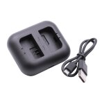 Vhbw chargeur usb double compatible avec sony zv - e10, rx1r iii cam�ra cam�scope action - cam + t�moin ...