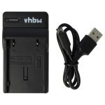 Vhbw chargeur compatible avec jvc dvl820u, dvl820a, dvl822, dvl822u, dvl828, dvl865 camra camscope ...