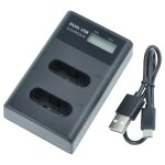 Vhbw chargeur micro - usb + usb - c double compatible avec sony cybershot dsc - rx100m7 cam�ra action ...