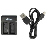 Vhbw chargeur micro - usb double compatible avec gopro hero 3 iii silver edition cam�ra cam�scope action ...