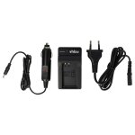 Vhbw chargeur compatible avec nikon coolpix p1100 camra camscope action - cam + cble de voiture + ...