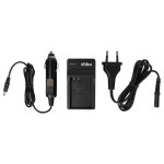 Vhbw chargeur compatible avec olympus pen e - p5, f camra camscope action - cam + cble de voiture ...